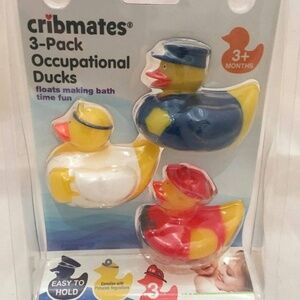 Cribmates 3 pack Occupational / First Responders Duckys. New in package